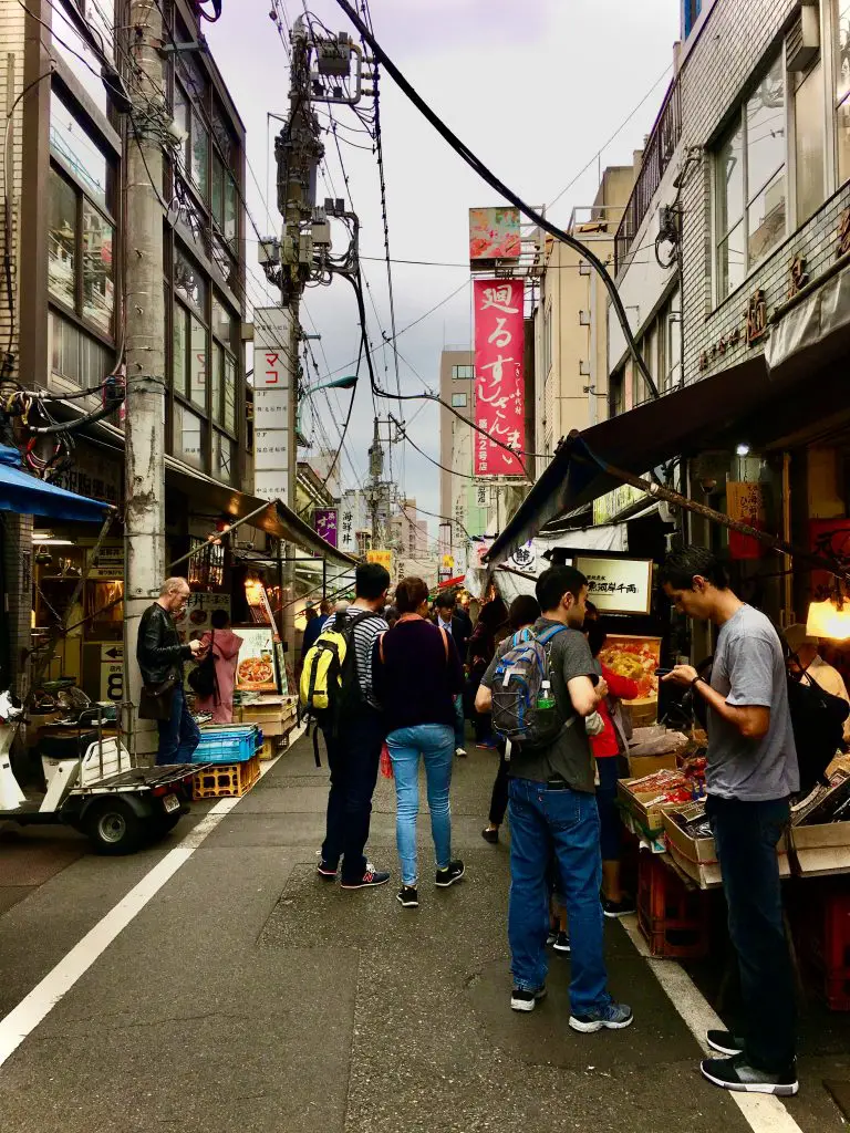 A second breakfast of fatty fresh tuna sashimi at the famous Tsukiji fish market in Tokyo. Is their tuna really as good as people claim?
