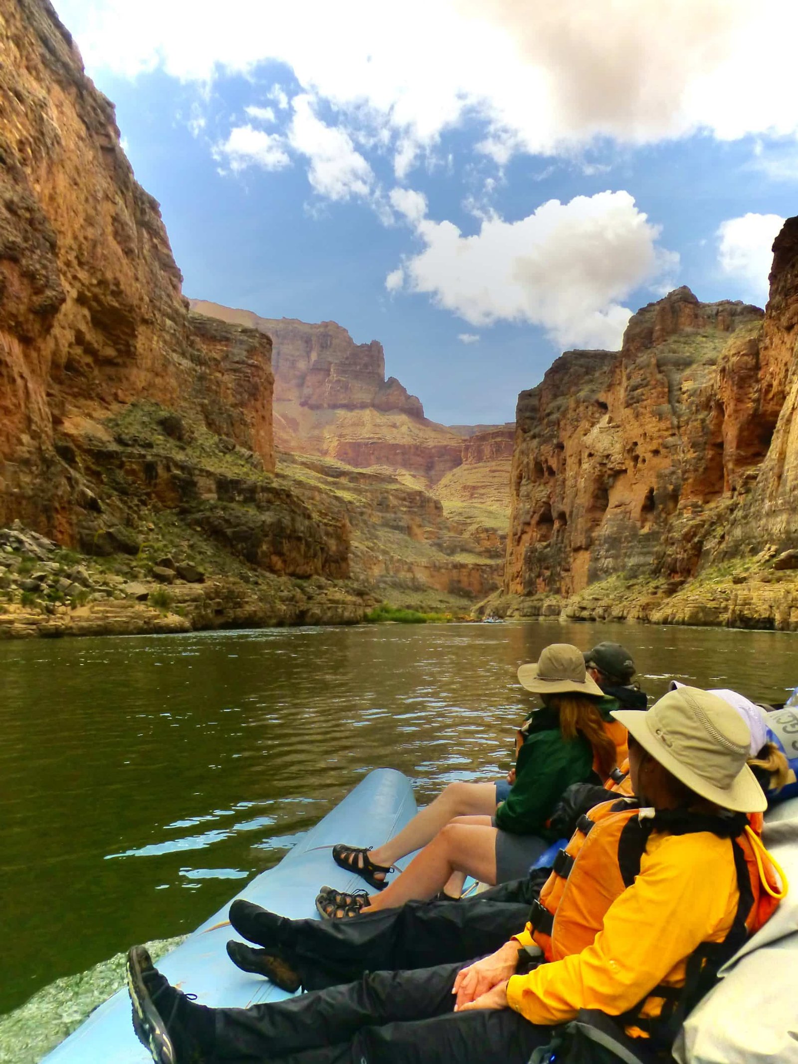 White water rafting on the Colorado river