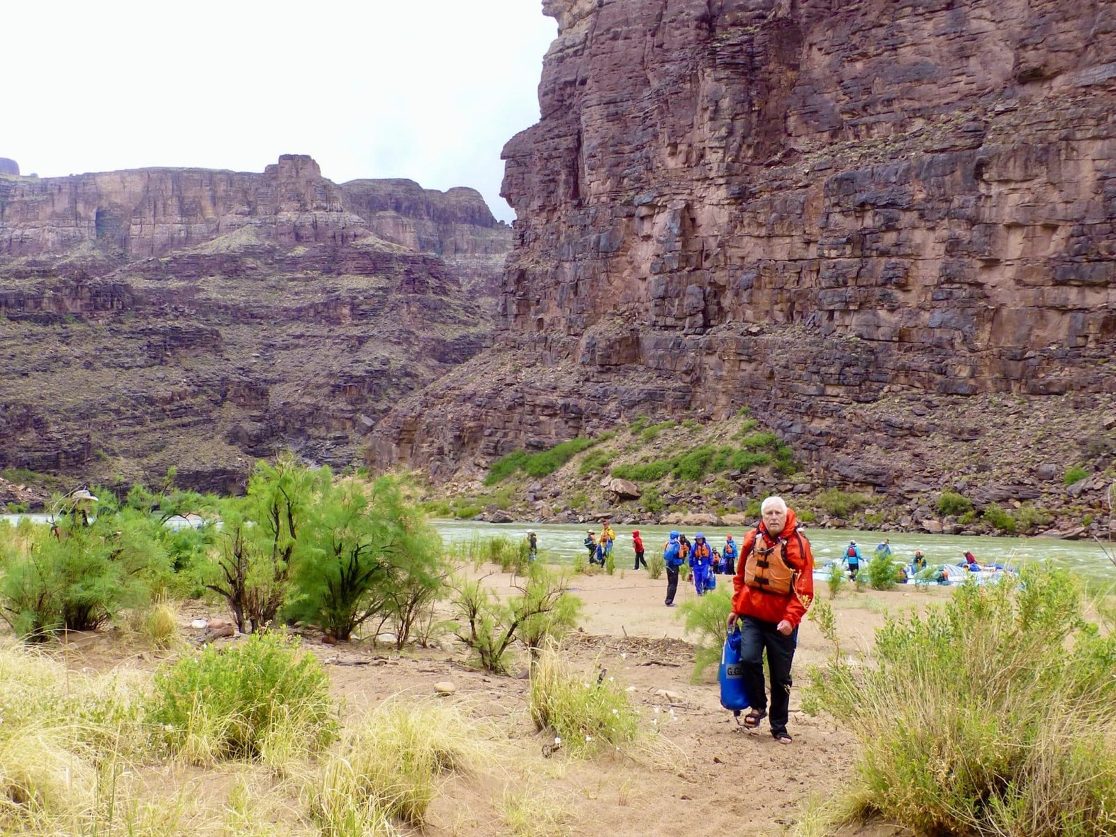 White water rafting on the Colorado river