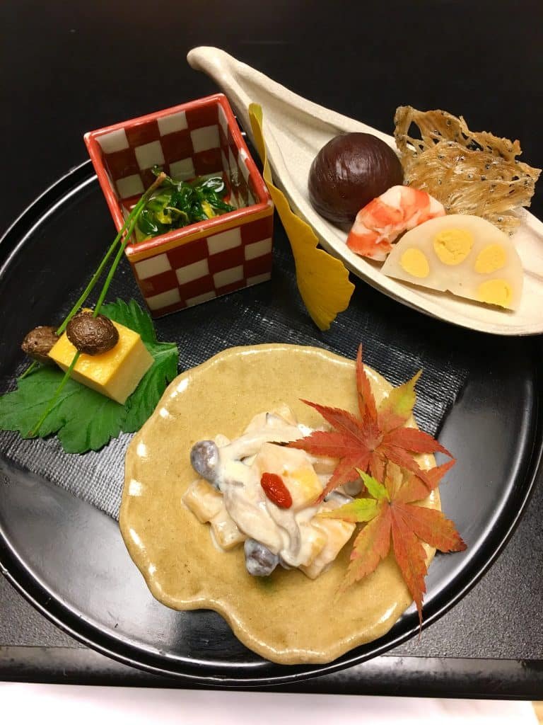 A multi course Japanese style haute cuisine kaiseki dinner? We recommend you eat both dinner and breakfast in a ryokan at least once when you visit Japan.