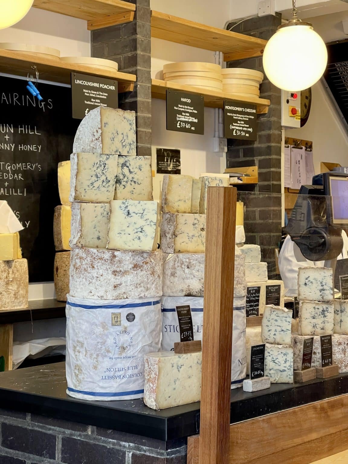 Neal's Yard Dairy London cheese in the big city