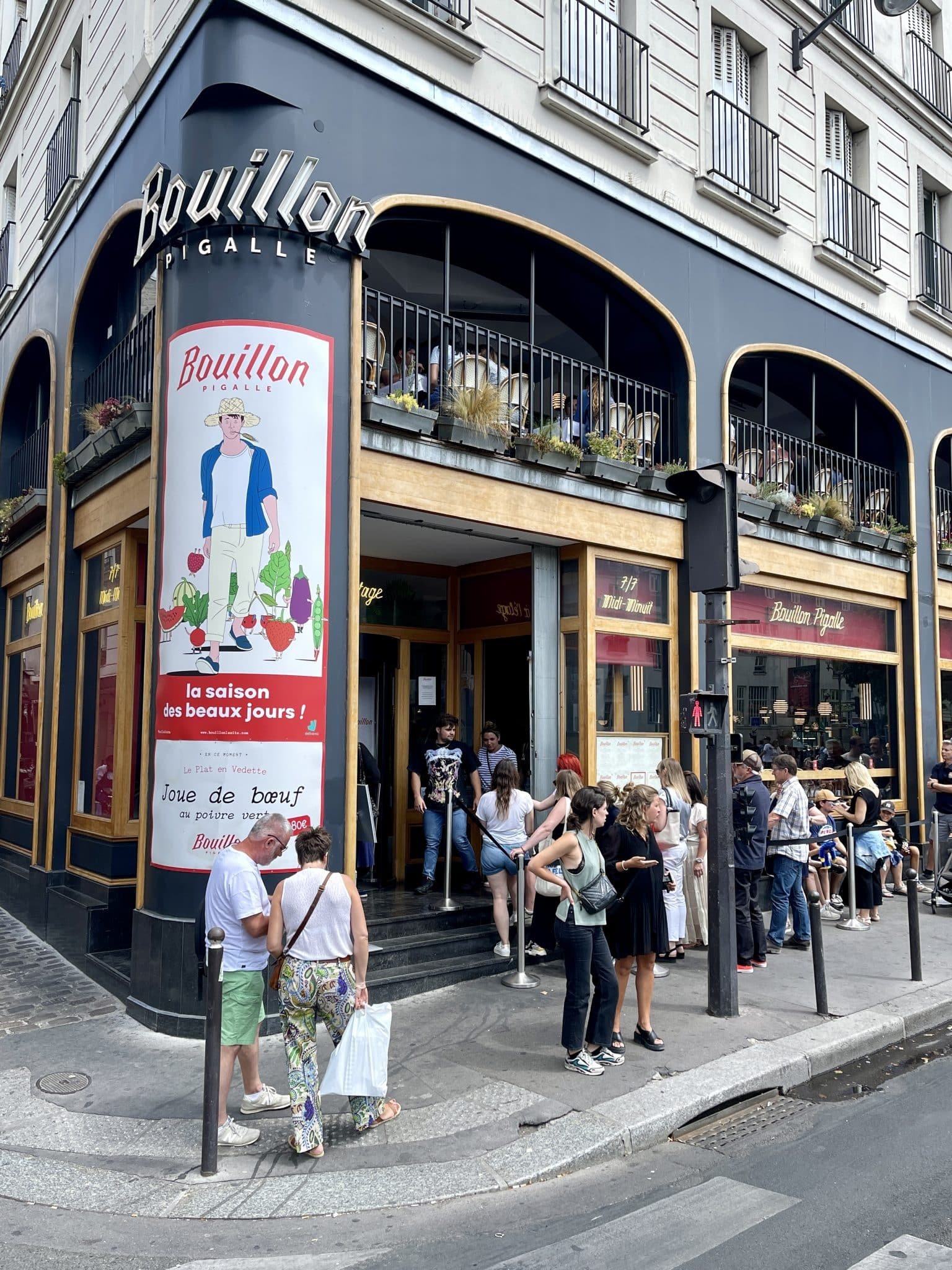 Le Bouillon Pigalle in Paris, another delicious classic French