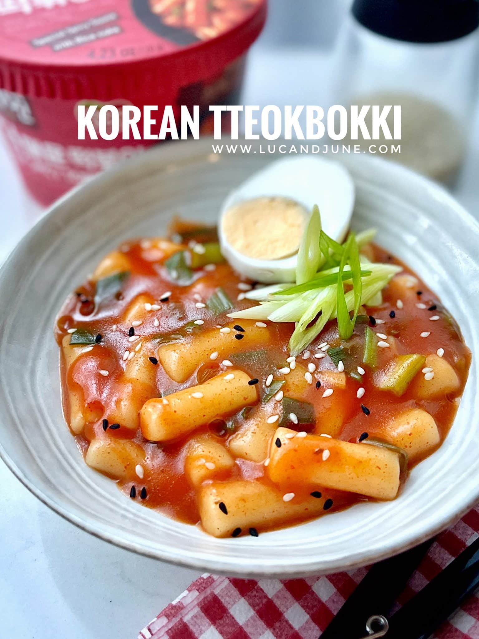 So glad that we finally made these popular spicy tteokbokki Korean rice cakes at home! But what is it exactly and how to cook it? Try our recipe!